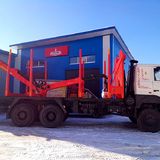 Sorting truck on chassis Maz-6317F9-548-000 with manipulator Epsilon M100L97